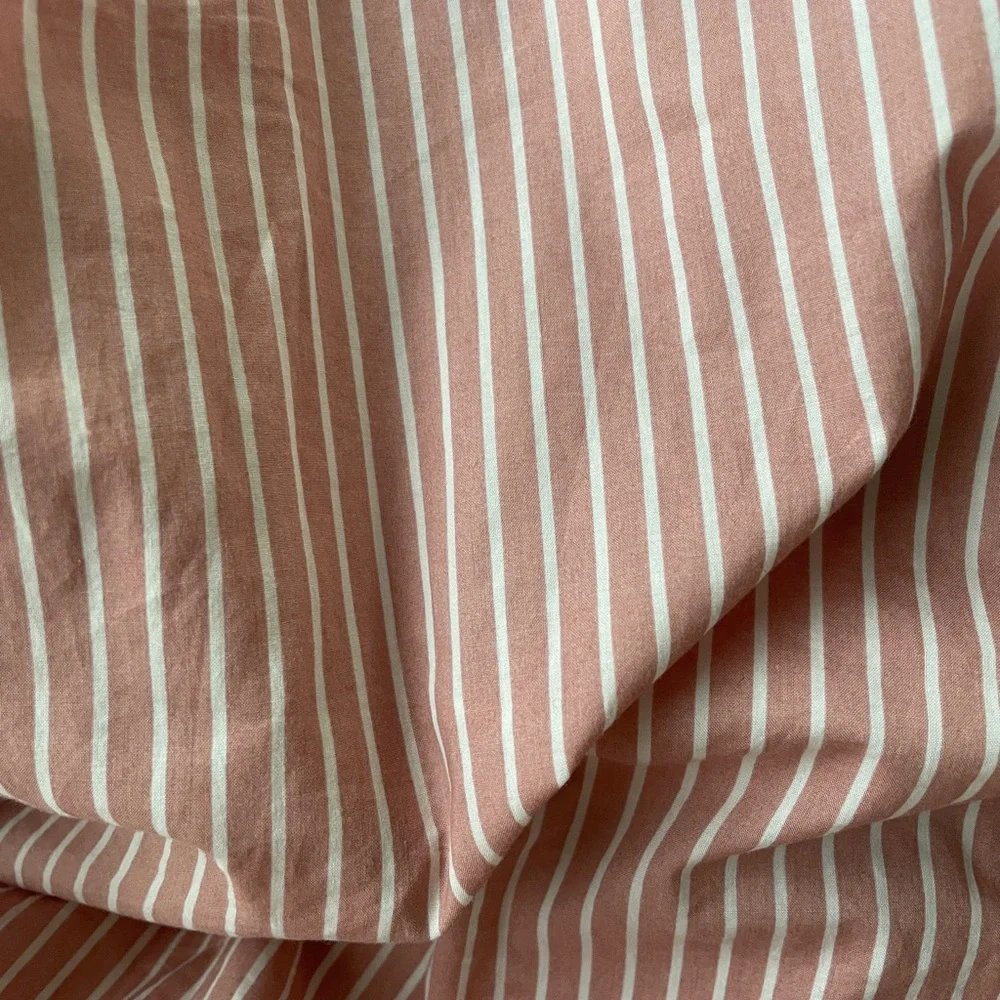 New‎ Sugar + Lips off The Shoulder Long Sleeve Striped Blouse Size Medium Pink - Picture 2 of 6